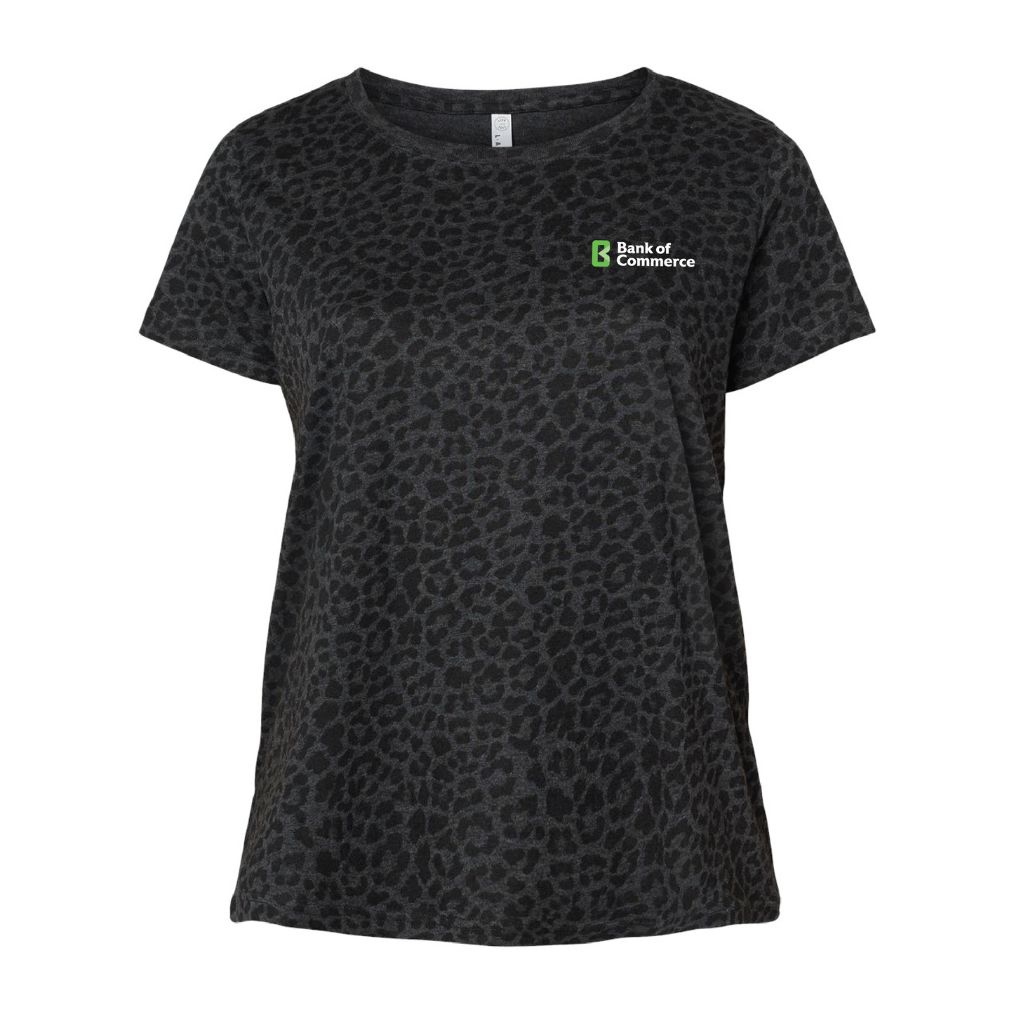 Women's Leopard Curvy Fine Jersey Tee