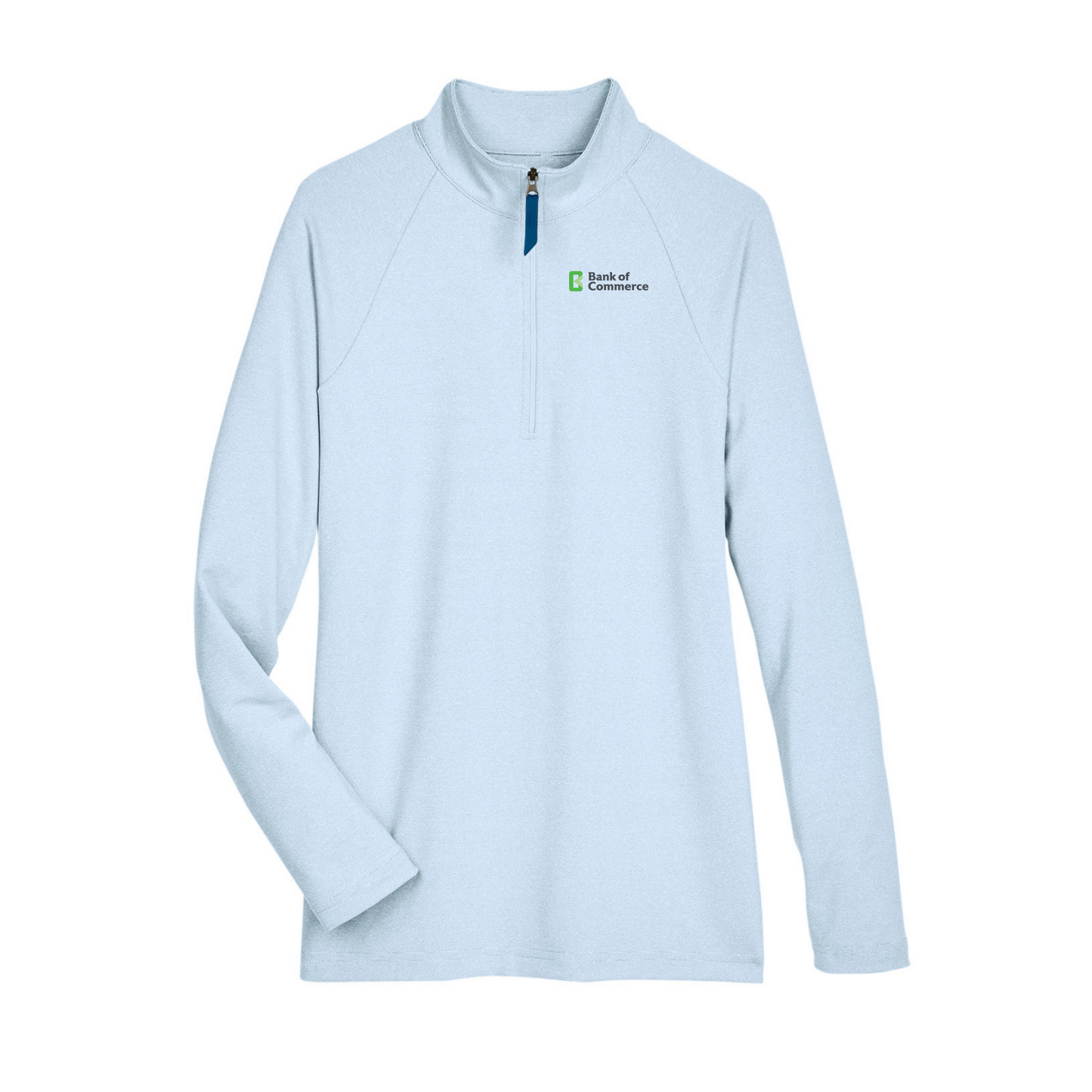 Ladies Micro-Stripe Quarter-Zip Jacket