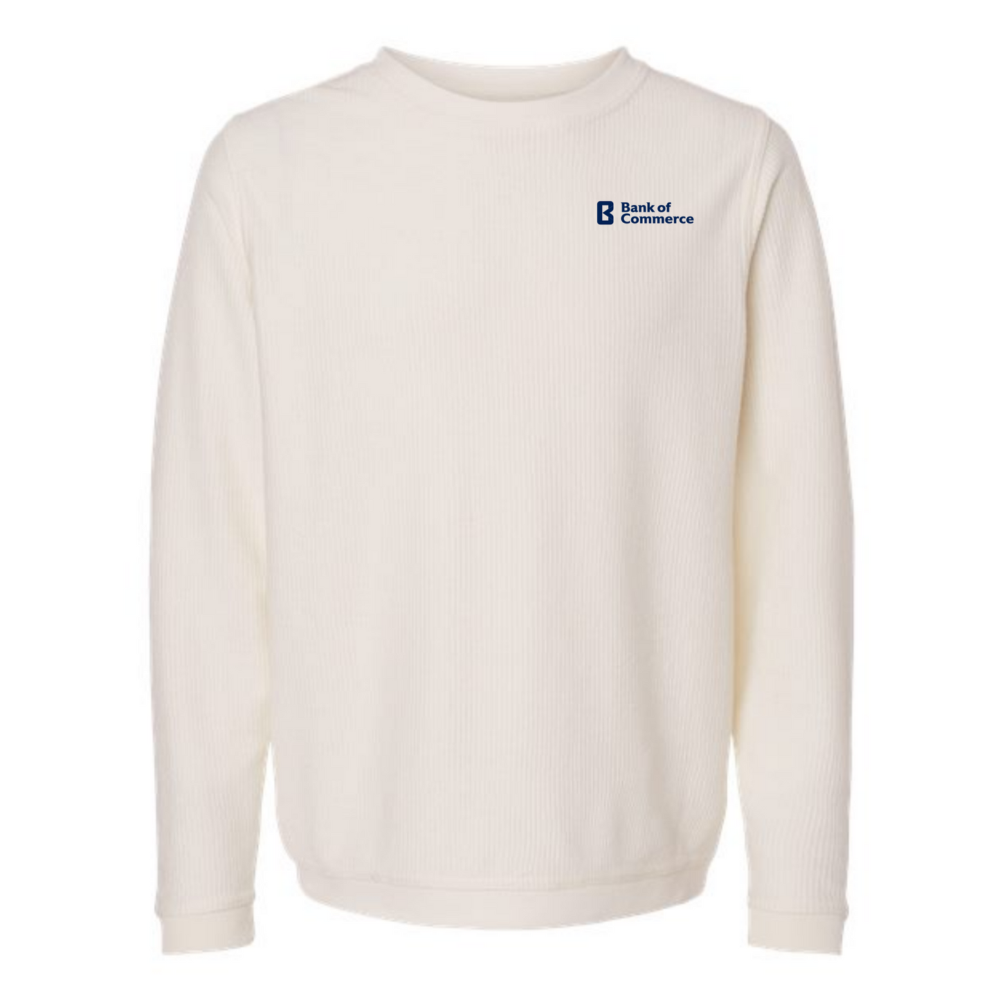 Boxercraft Unisex Corded Crewneck Sweatshirt