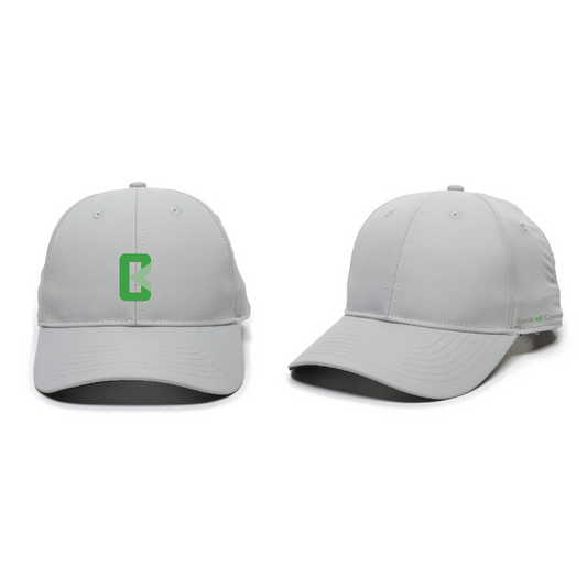 Soft Structured Performance Cap - Grey