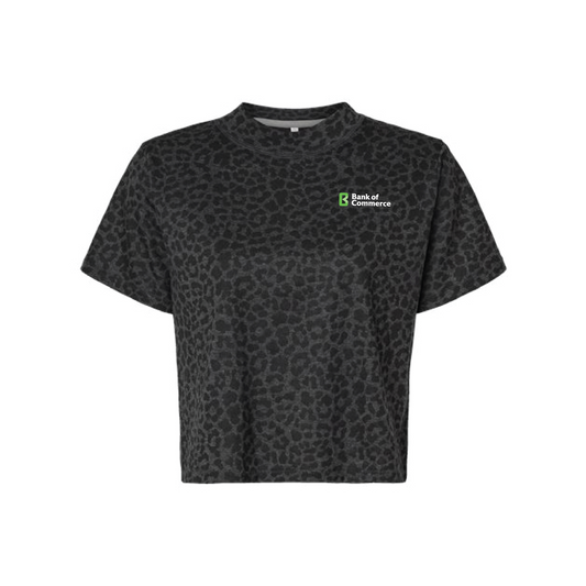 Women's Boxy Leopard Tee