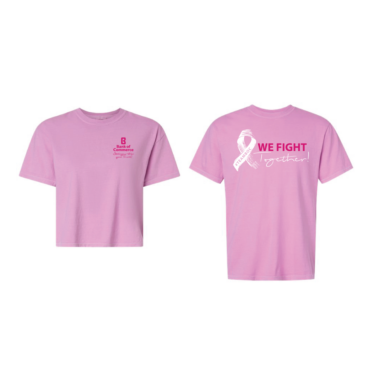 Women's Breast Cancer Awareness Garment-Dyed Heavyweight Boxy T-Shirt